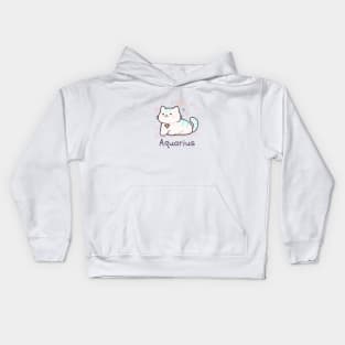 Aquarius Cat Kids Hoodie